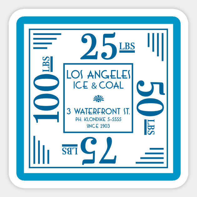 Los Angeles Ice & Coal Sticker by Vandalay Industries